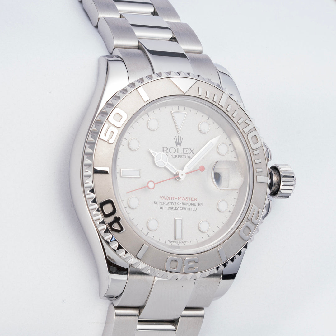 2000 Rolex Yacht-Master Ref. 16622 Platinum with Box & Papers