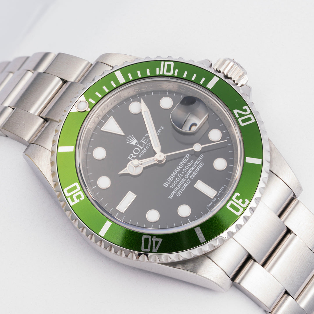 2008 Rolex Submariner Date "Kermit" Ref. 16610LV with Box & Papers