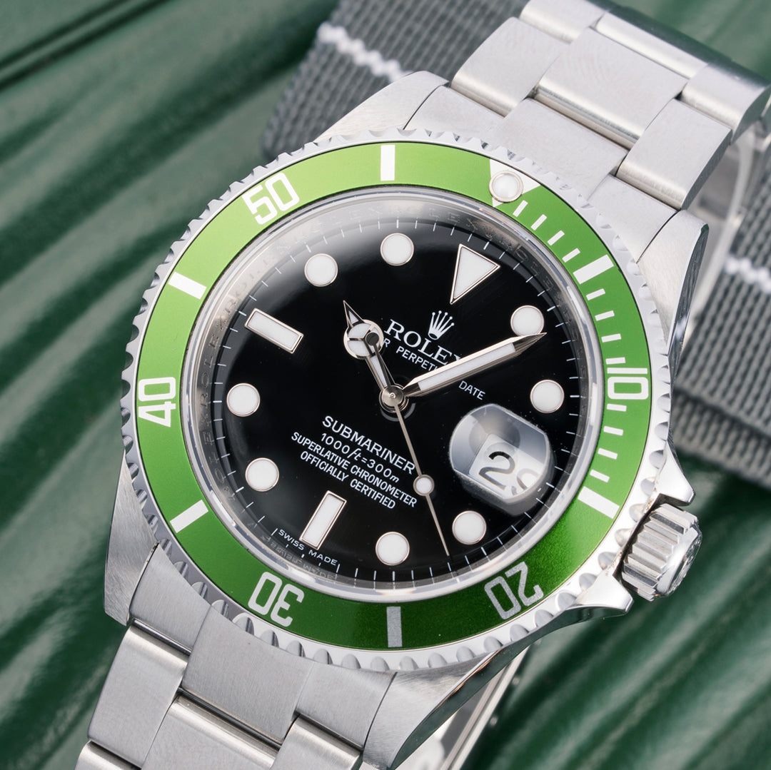 2008 Rolex Submariner Date "Kermit" Ref. 16610LV with Box & Papers