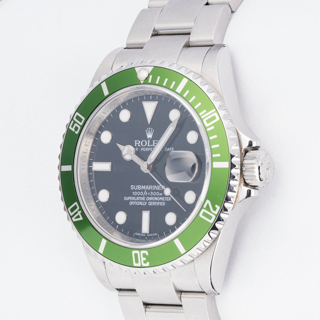 2008 Rolex Submariner Date "Kermit" Ref. 16610LV with Box & Papers