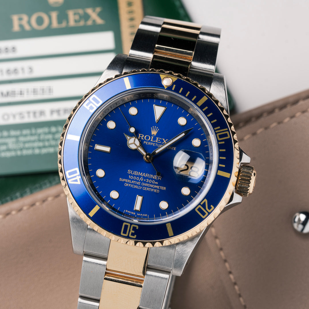 FS 2010 Rolex Submariner Date Bluesy Ref. 16613LB with Box