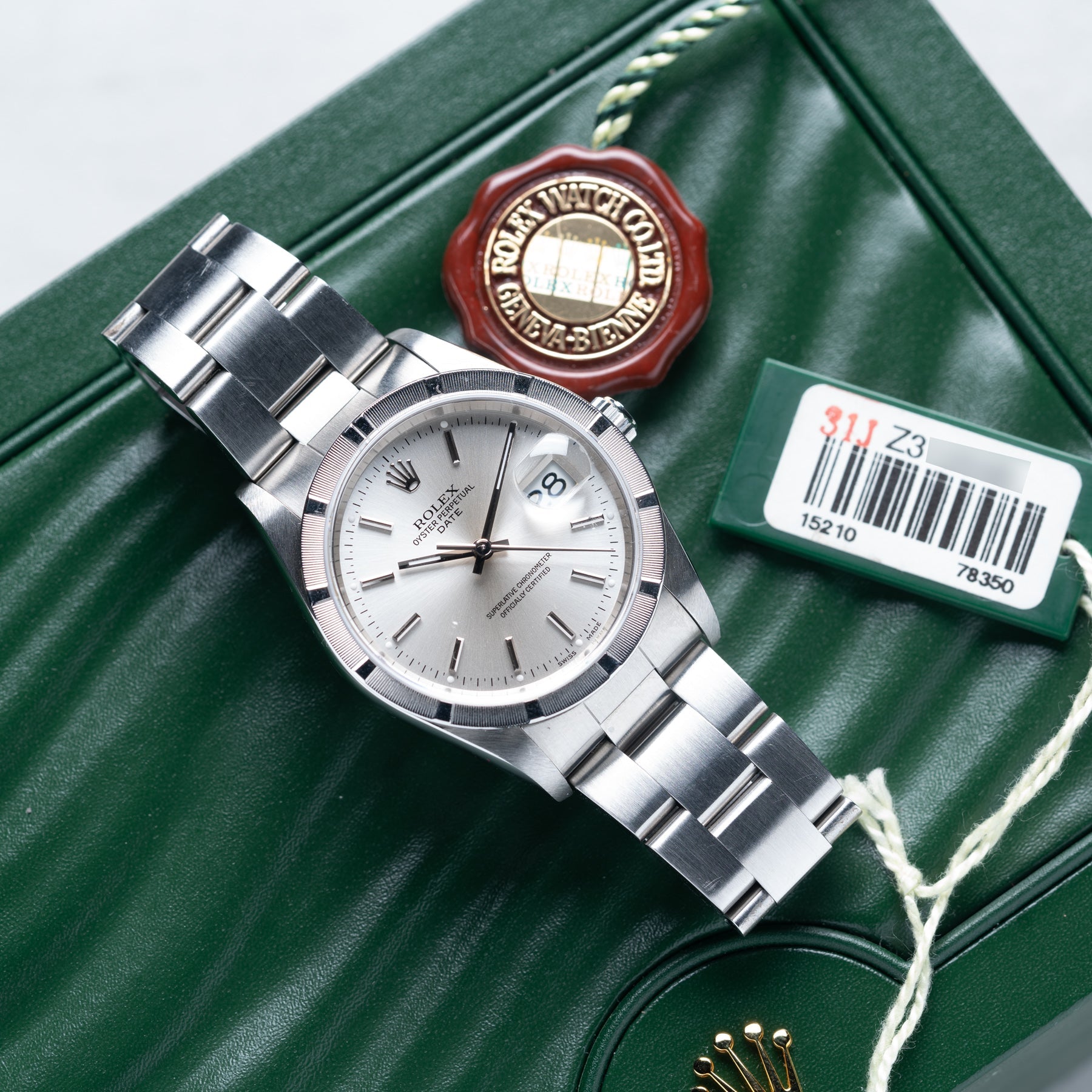 Rolex oyster perpetual hot sale date 78350 price