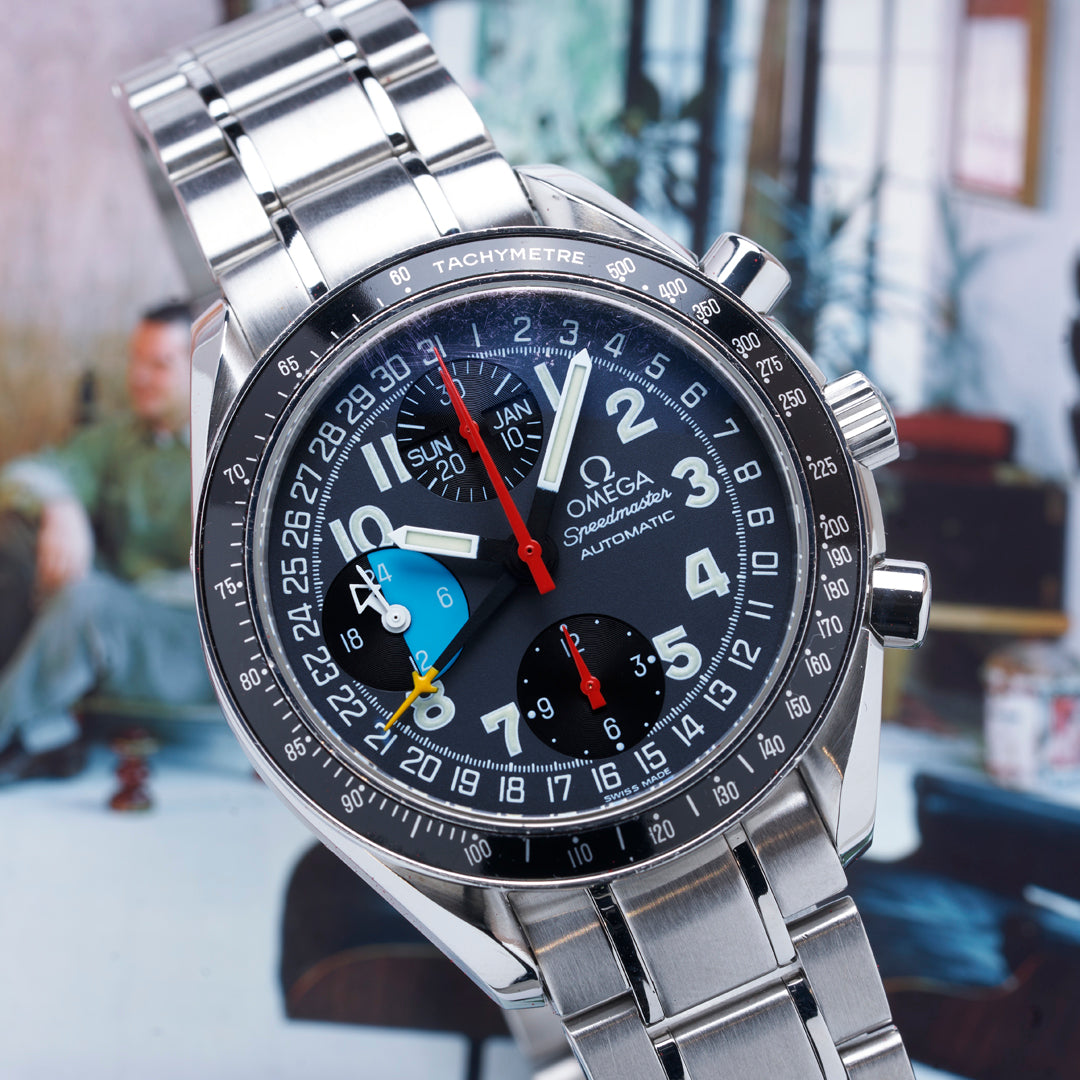 Omega speedmaster triple date schumacher mk40 sale