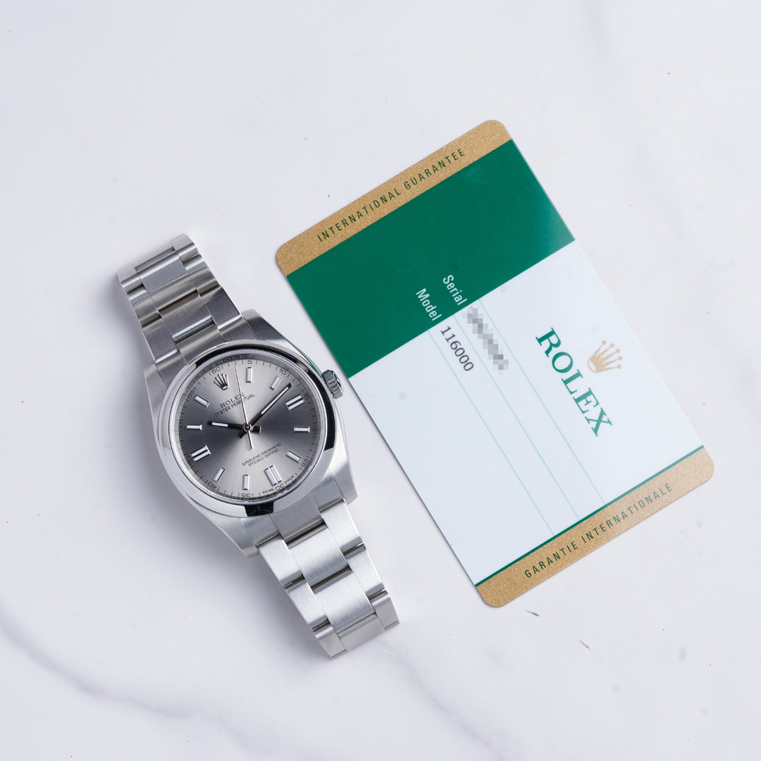 FS 2018 Rolex Oyster Perpetual Ref. 116000 with Papers Rolex