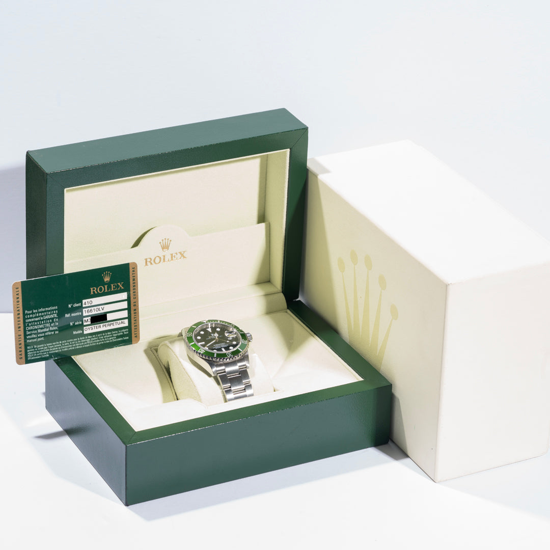 2008 Rolex Submariner Date "Kermit" Ref. 16610LV with Box & Papers