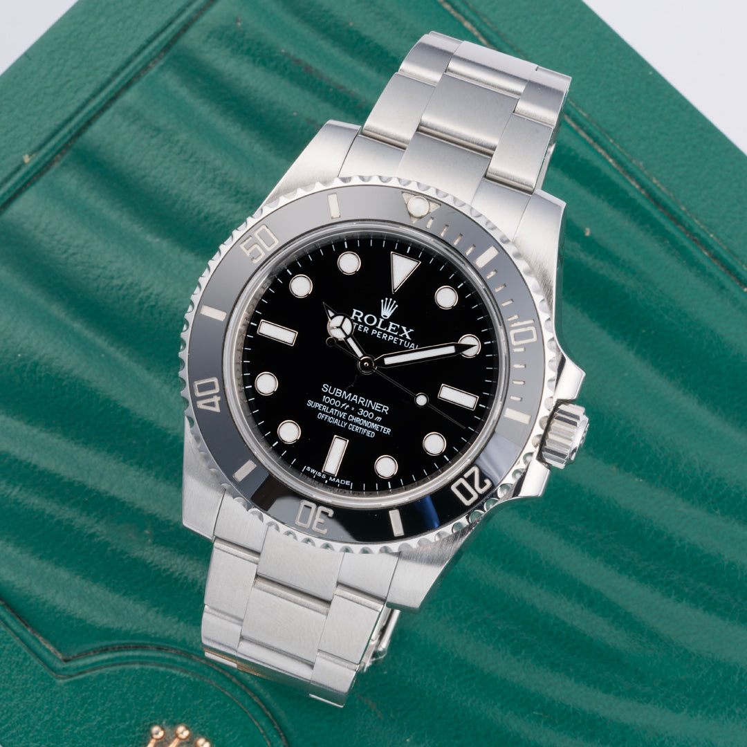 2014 Rolex Submariner Ceramic Ref. 114060 with Box & Papers