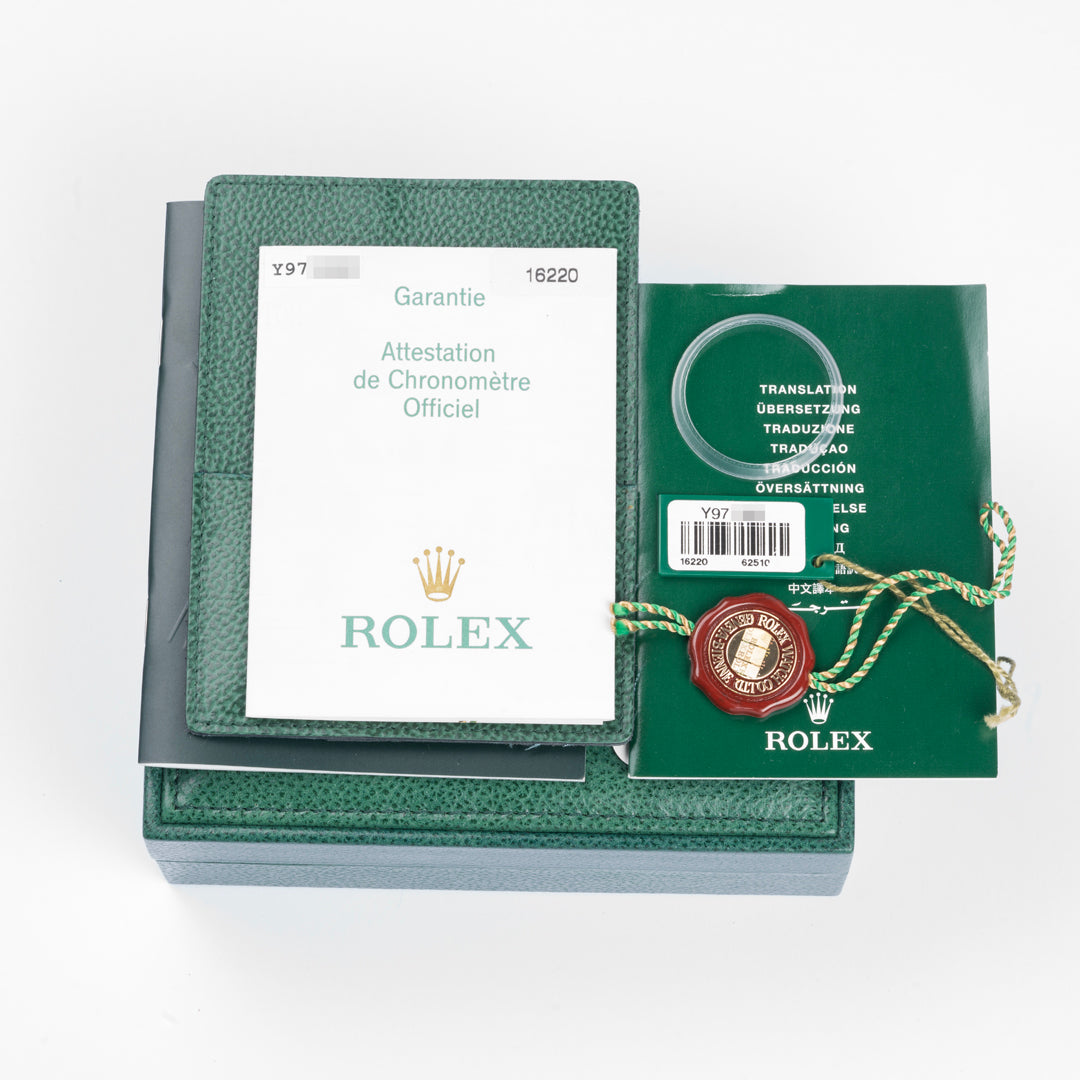 2002 Rolex Datejust Ref. 16220 with Box & Papers