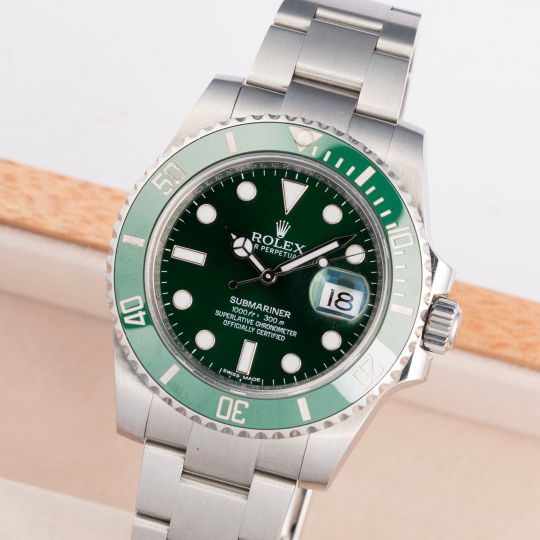 2016 Rolex Submariner Date "Hulk" Ref. 116610LV with Box & Papers