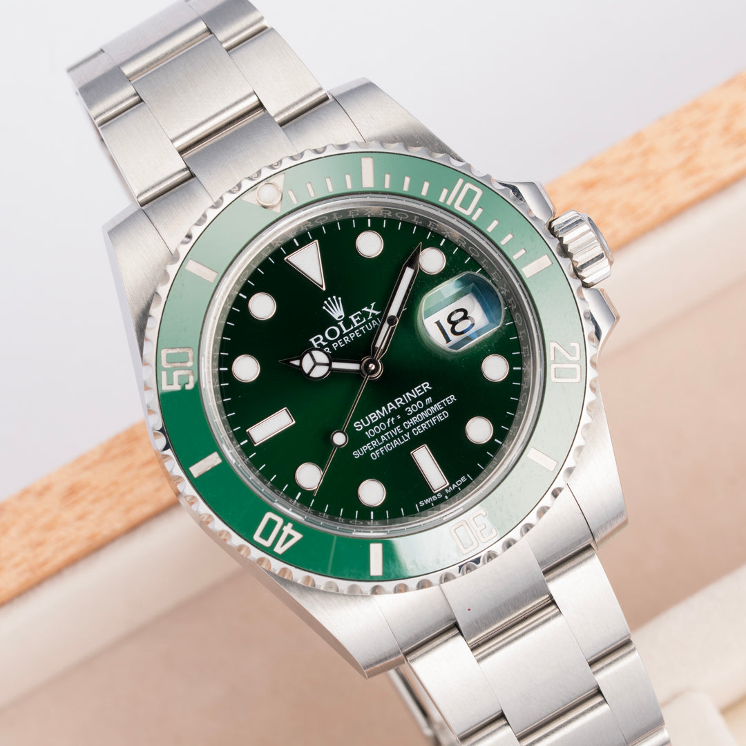 2016 Rolex Submariner Date "Hulk" Ref. 116610LV with Box & Papers