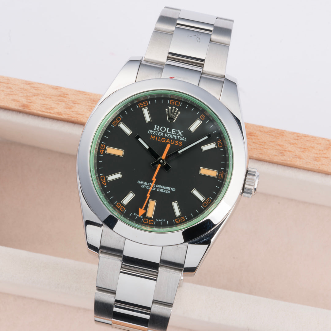 2010 Rolex Milguass Ref. 116400GV with Box & Papers