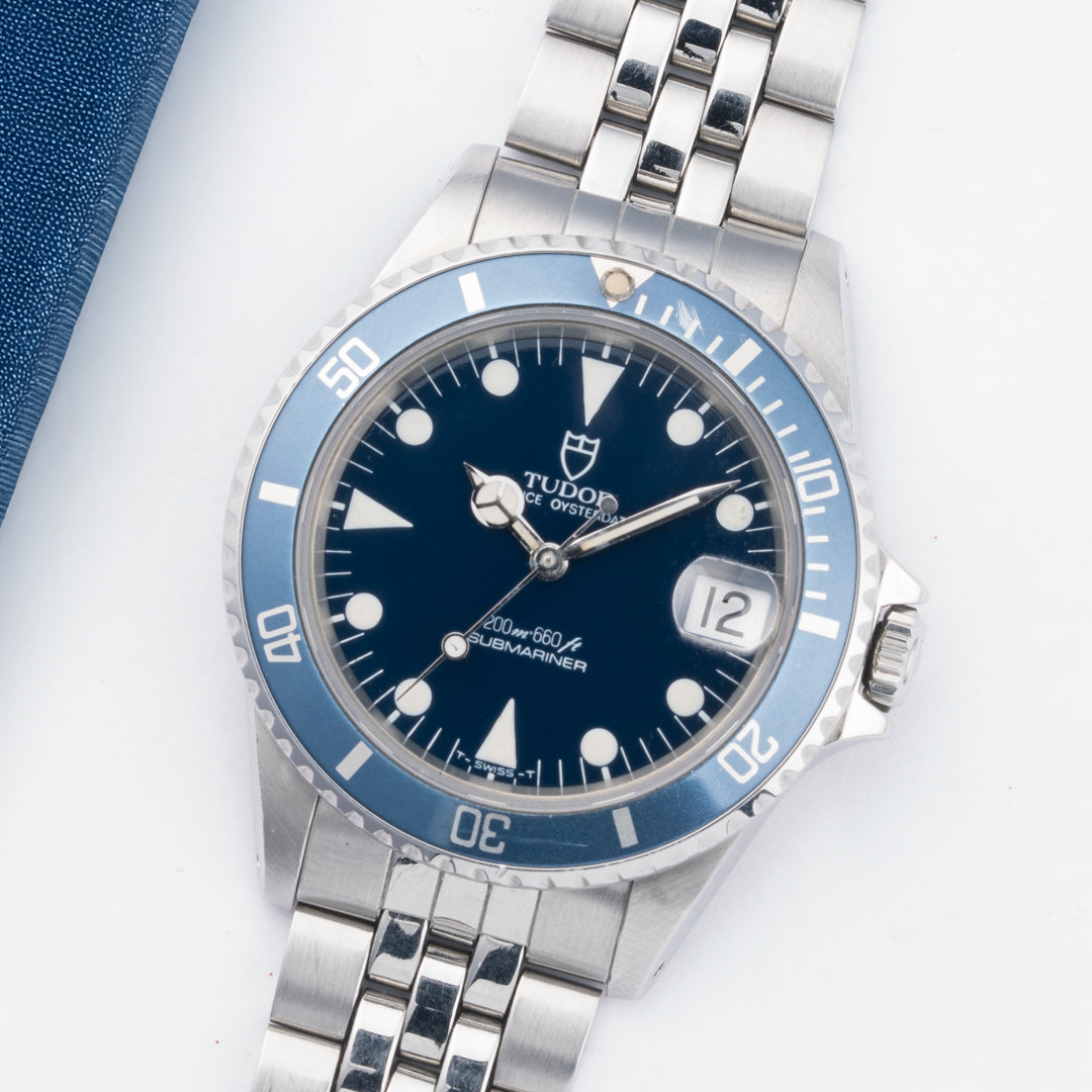 1990 Tudor Submariner Date Blue Ref. 75090