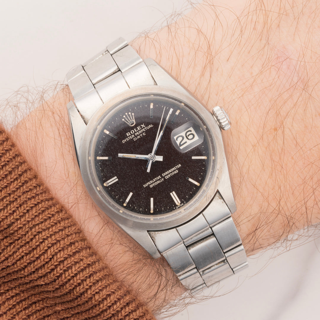 1969 Rolex Oyster Perpetual Ref. 1500 with Gilt Tropical Dial