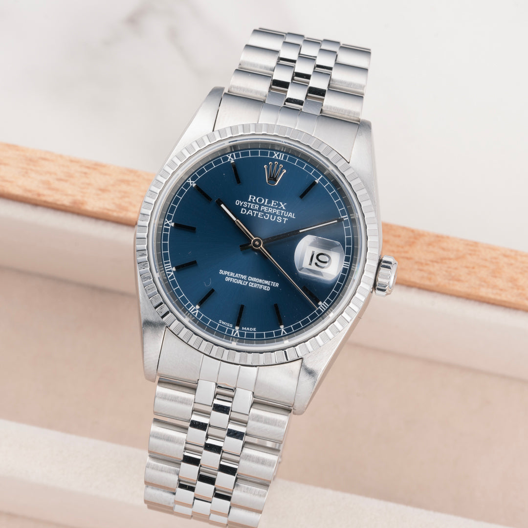 2001 Rolex Datejust Ref. 16220 with Box & Papers