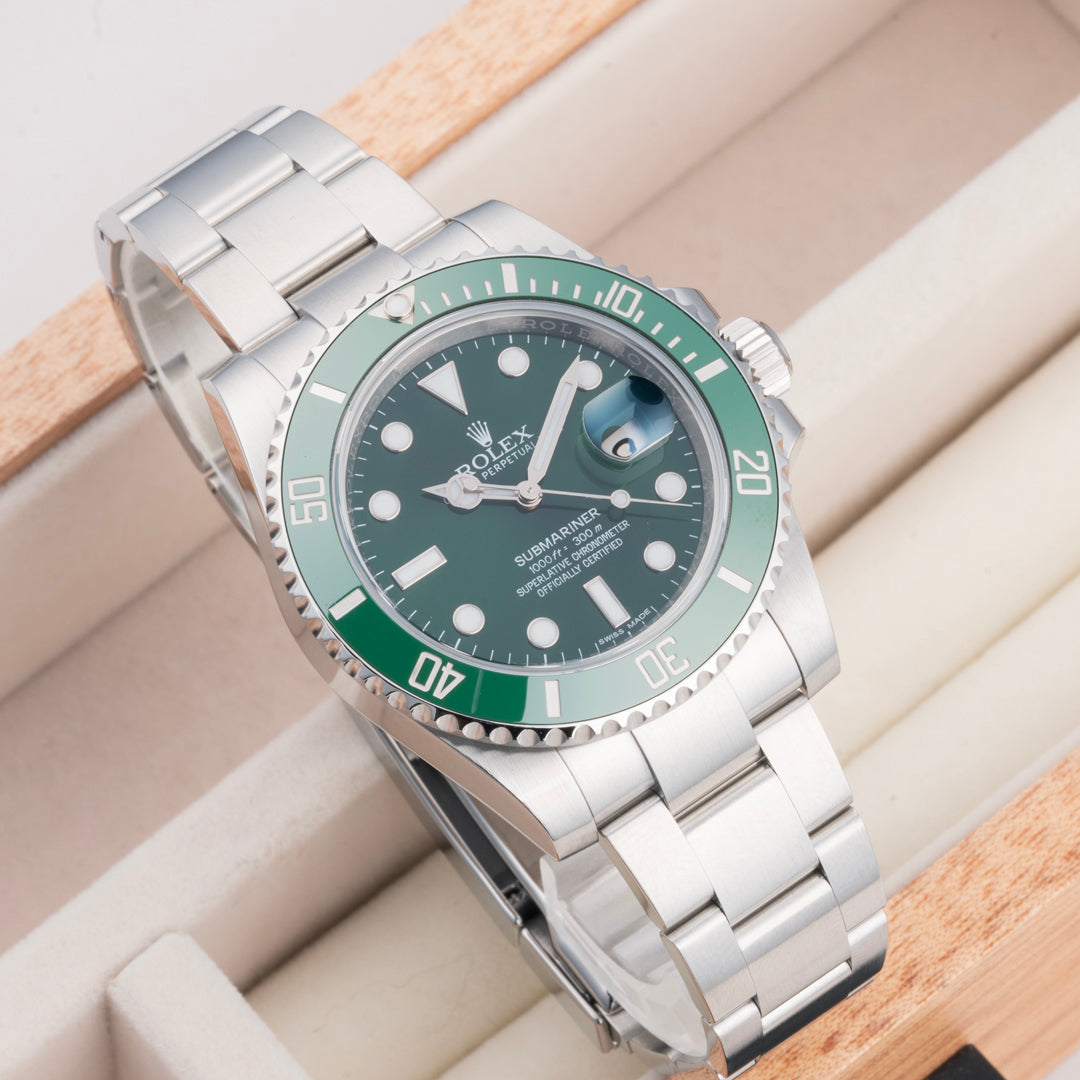 2016 Rolex Submariner Date "Hulk" Ref. 116610LV with Box & Papers