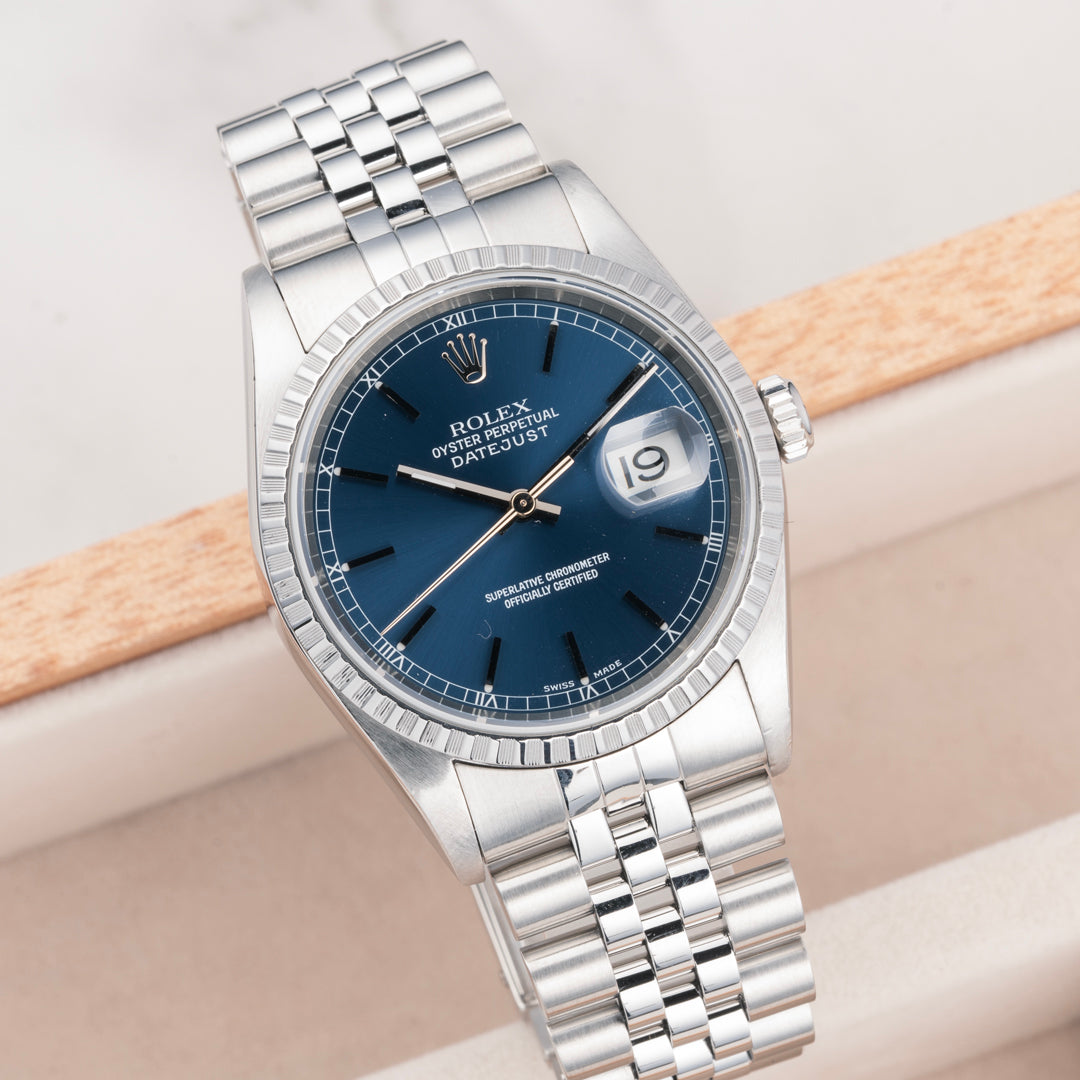 2001 Rolex Datejust Ref. 16220 with Box & Papers