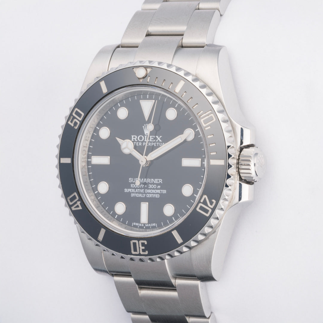 2014 Rolex Submariner Ceramic Ref. 114060 with Box & Papers