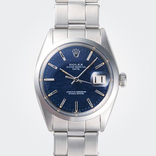 1970 Rolex Oyster Perpetual Date Ref. 1500 Mosaic Shantung Dial