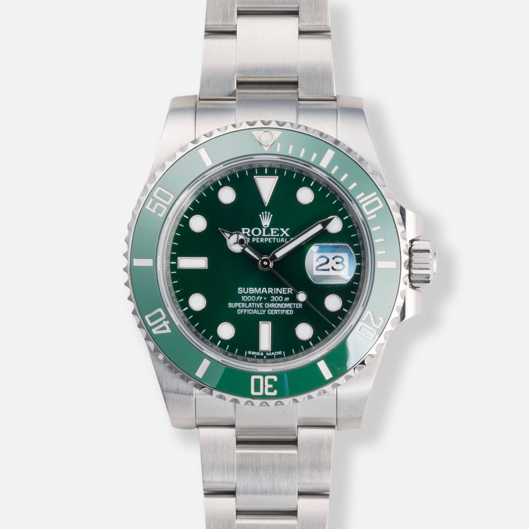 2016 Rolex Submariner Date "Hulk" Ref. 116610LV with Box & Papers