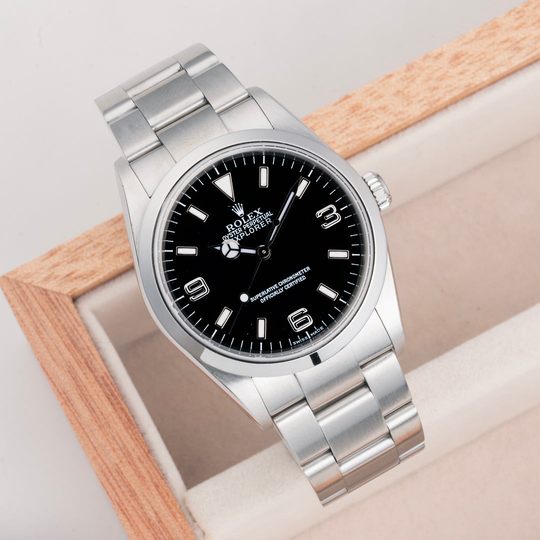 2002 Rolex Explorer Ref. 114270 with Box & Papers