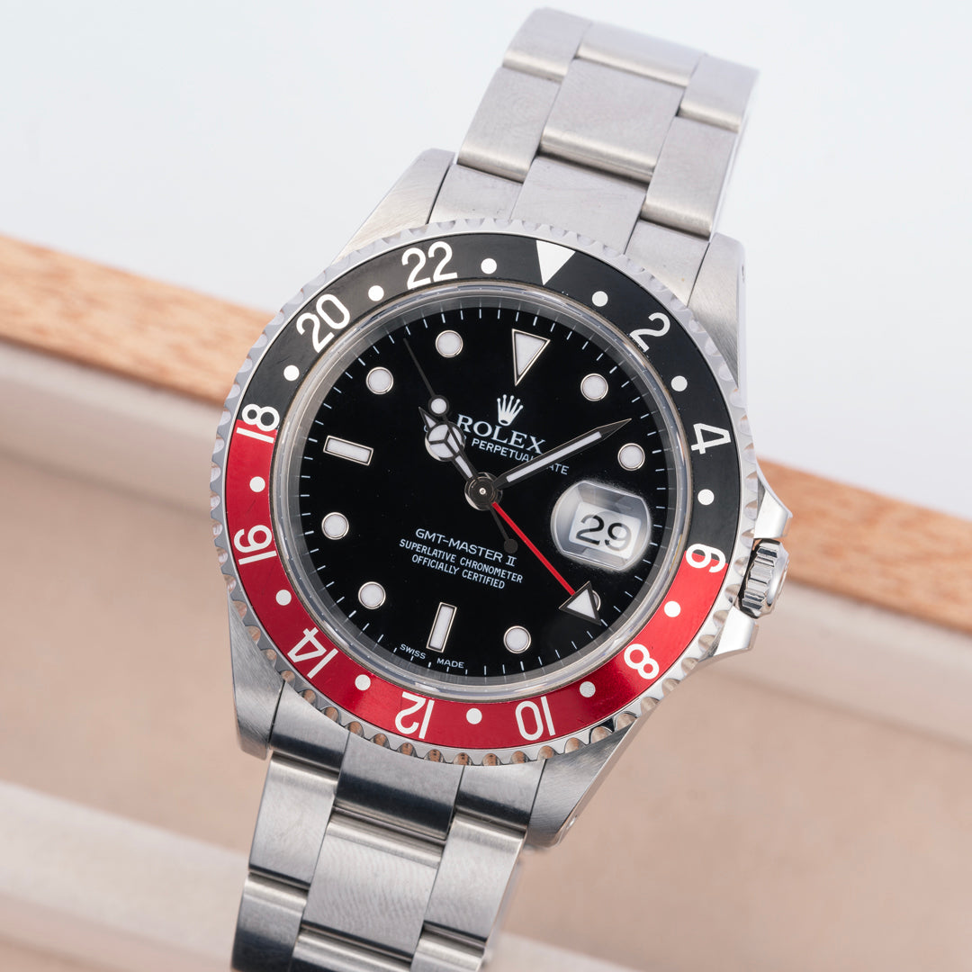 2000 Rolex GMT-Master II Ref. 16710 "Coke" with Box & Papers