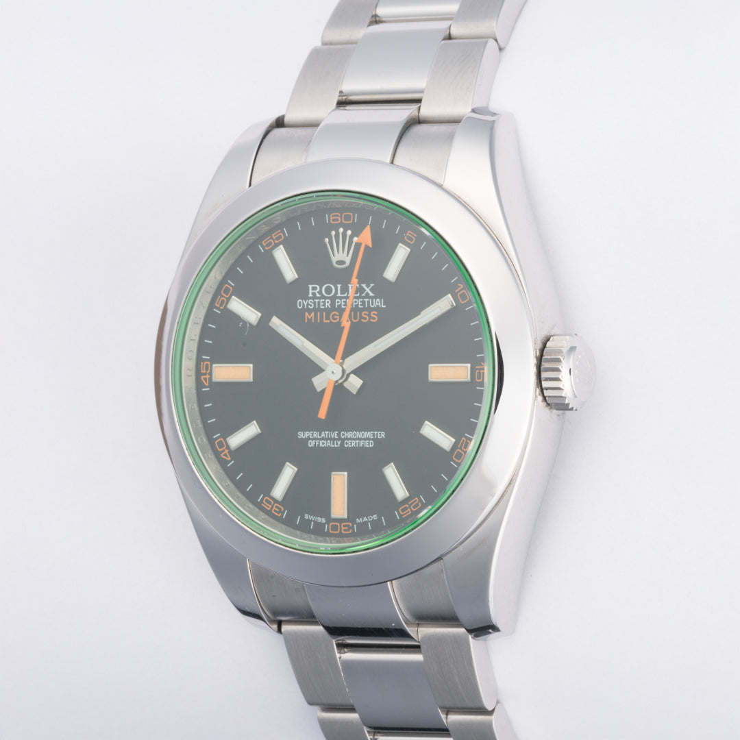 2010 Rolex Milguass Ref. 116400GV with Box & Papers