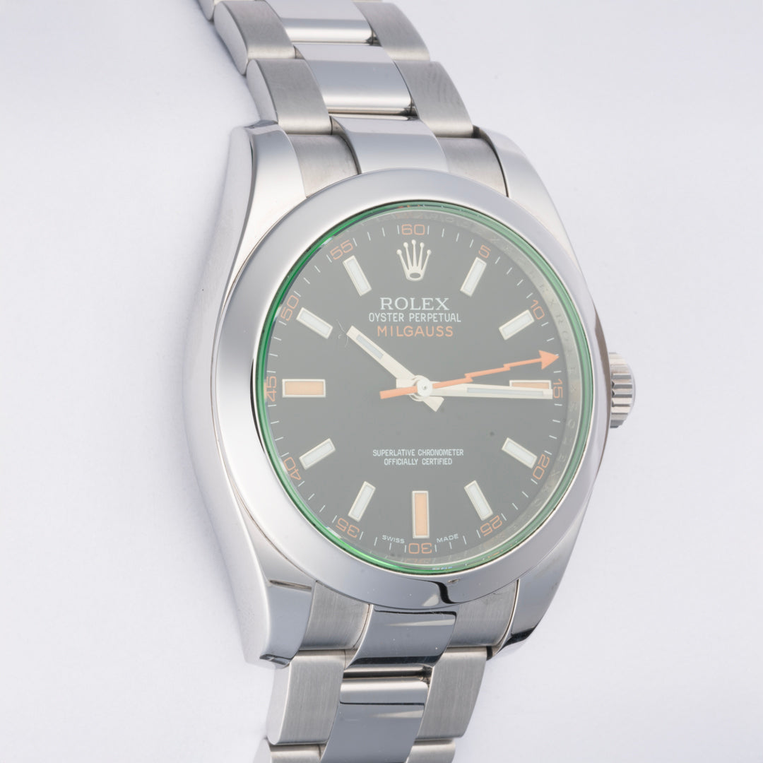 2010 Rolex Milguass Ref. 116400GV with Box & Papers