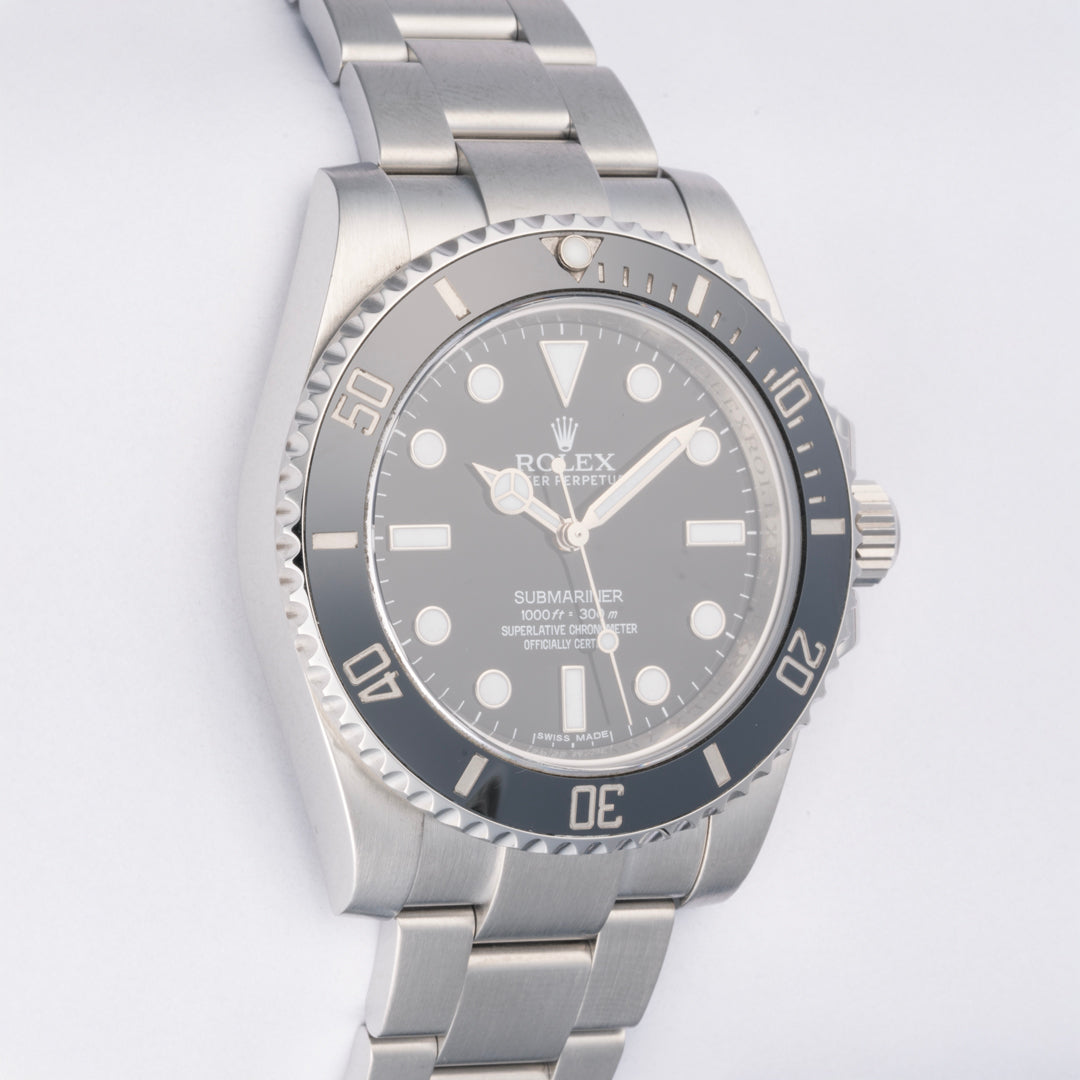 2014 Rolex Submariner Ceramic Ref. 114060 with Box & Papers