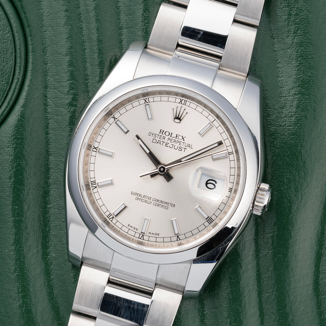 2010 Rolex Datejust Ref. 116200 with Box & Papers