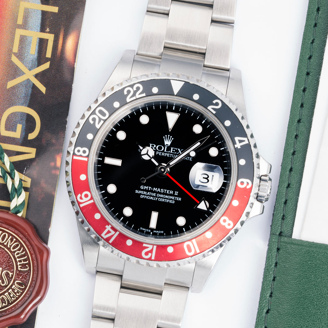 2004 Rolex GMT-Master II "Coke" Ref. 16710 with Box & Papers