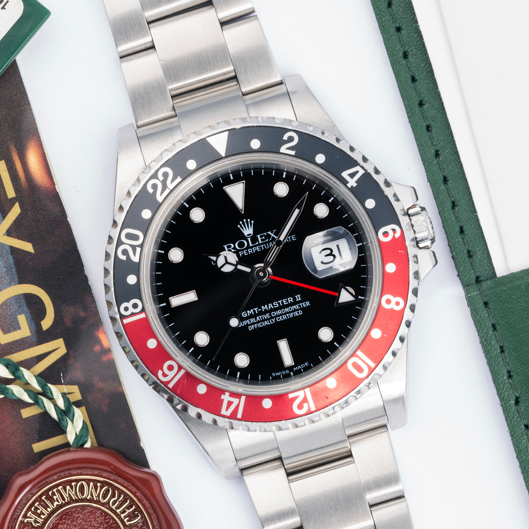 2004 Rolex GMT-Master II "Coke" Ref. 16710 with Box & Papers