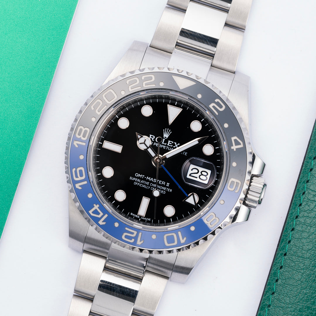 2018 Rolex GMT-Master II Ref. 116710BLNR with Box & Papers