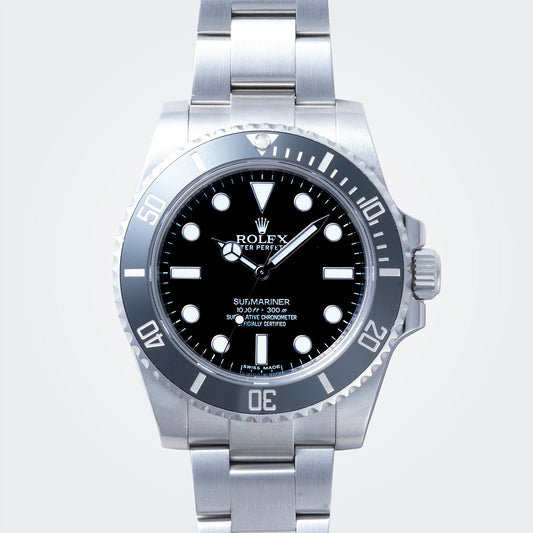 2014 Rolex Submariner Ceramic Ref. 114060 with Box & Papers