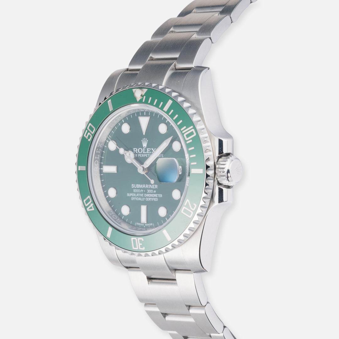 2016 Rolex Submariner Date "Hulk" Ref. 116610LV with Box & Papers