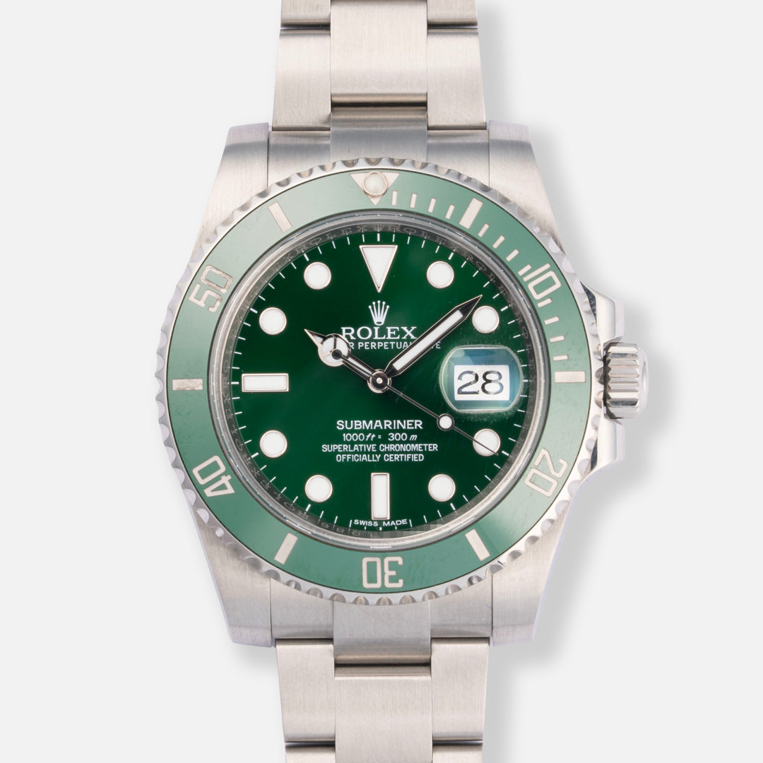 2016 Rolex Submariner Date "Hulk" Ref. 116610LV with Box & Papers