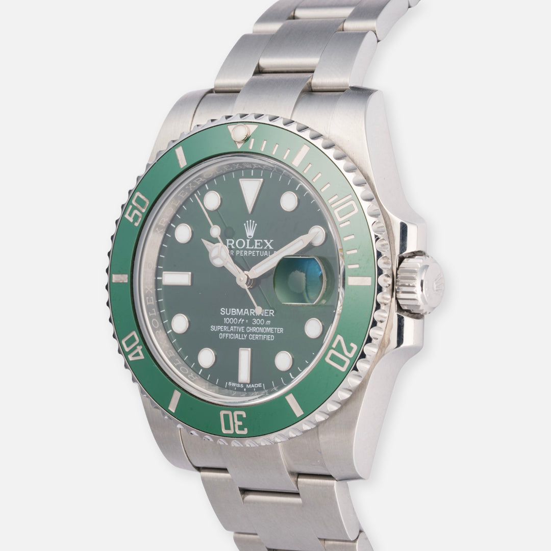 2016 Rolex Submariner Date "Hulk" Ref. 116610LV with Box & Papers