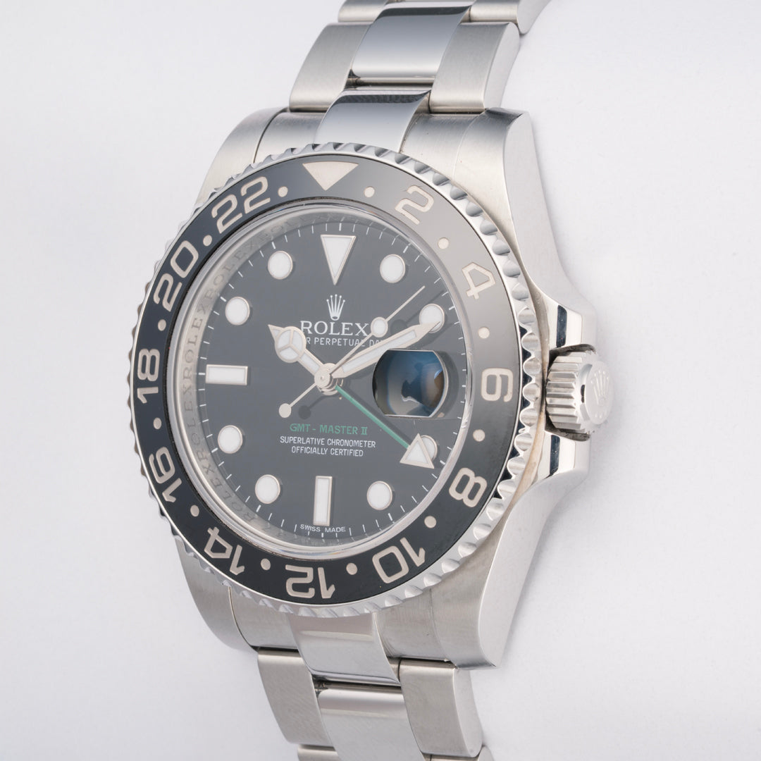 2013 Rolex GMT-Master II Ref. 116710LN with Box & Papers