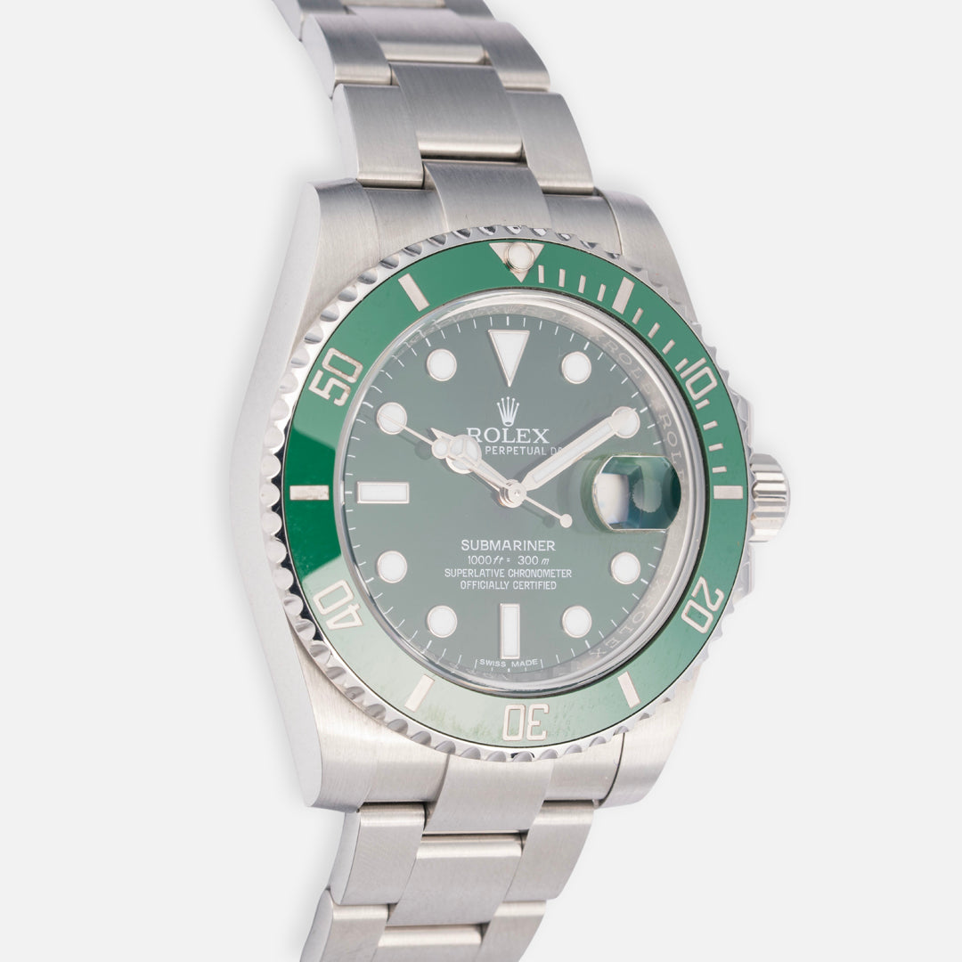 2016 Rolex Submariner Date "Hulk" Ref. 116610LV with Box & Papers