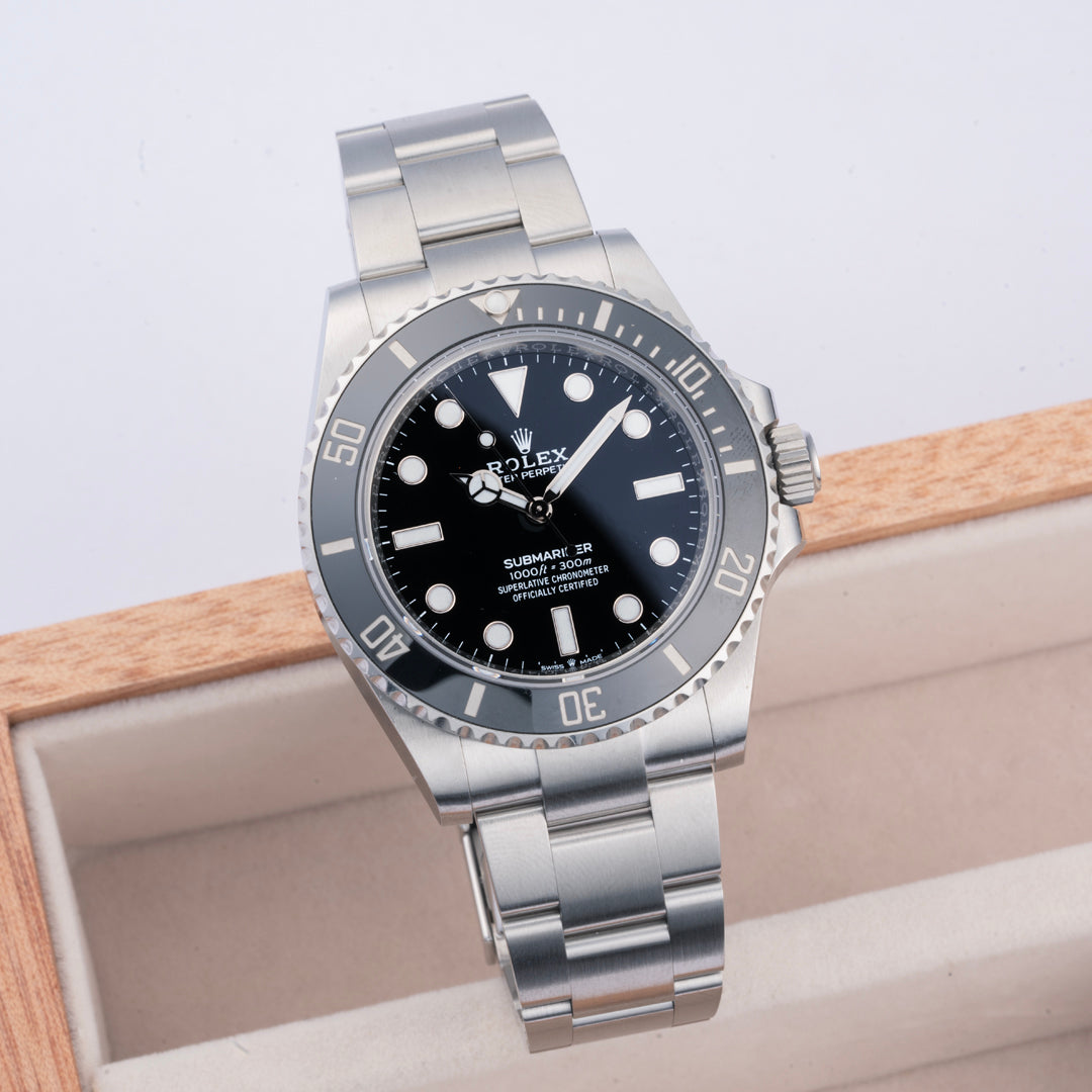 2020 Rolex Submariner Ref. 124060 with Box & Papers