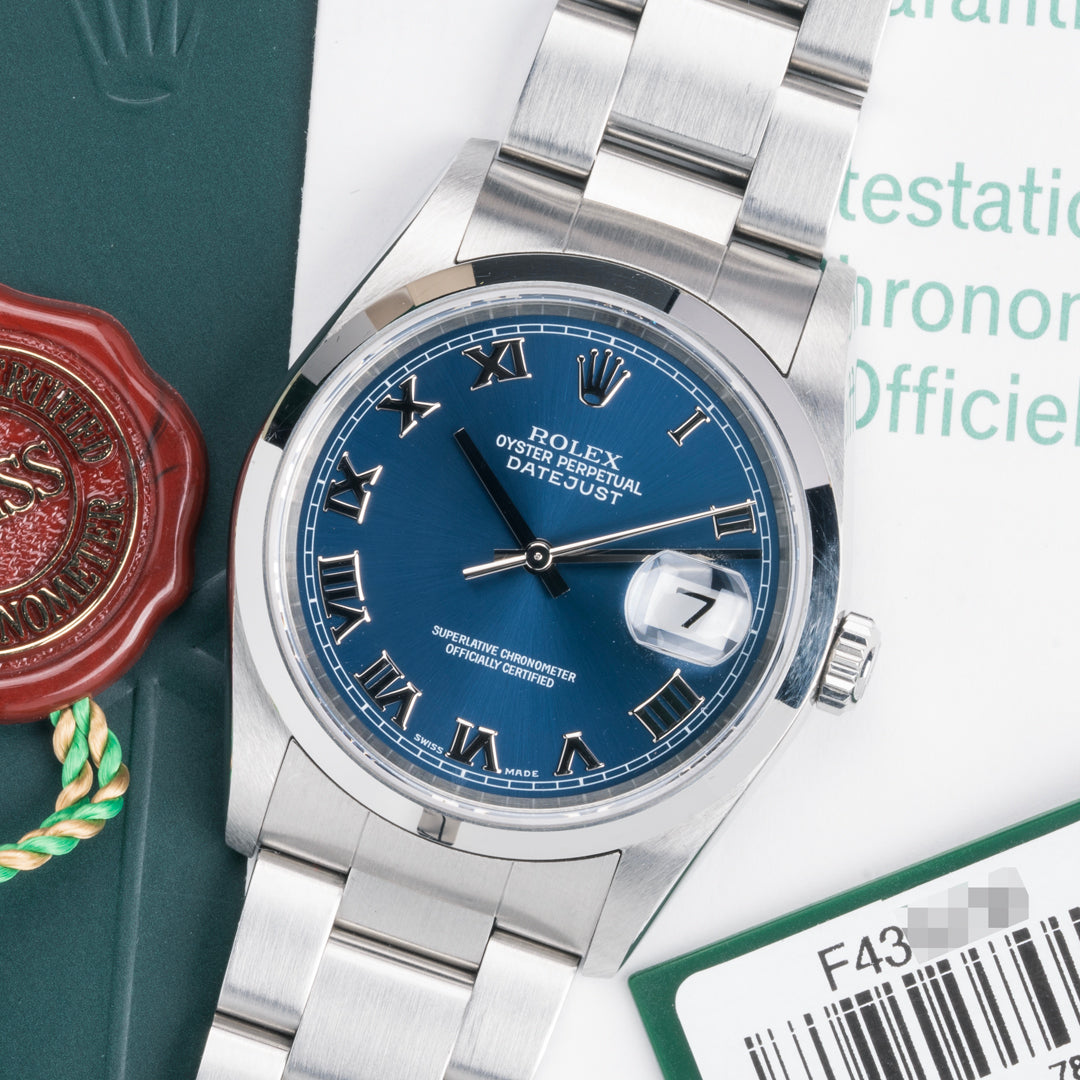 2004 Rolex Datejust Ref. 16200 with Box & Papers