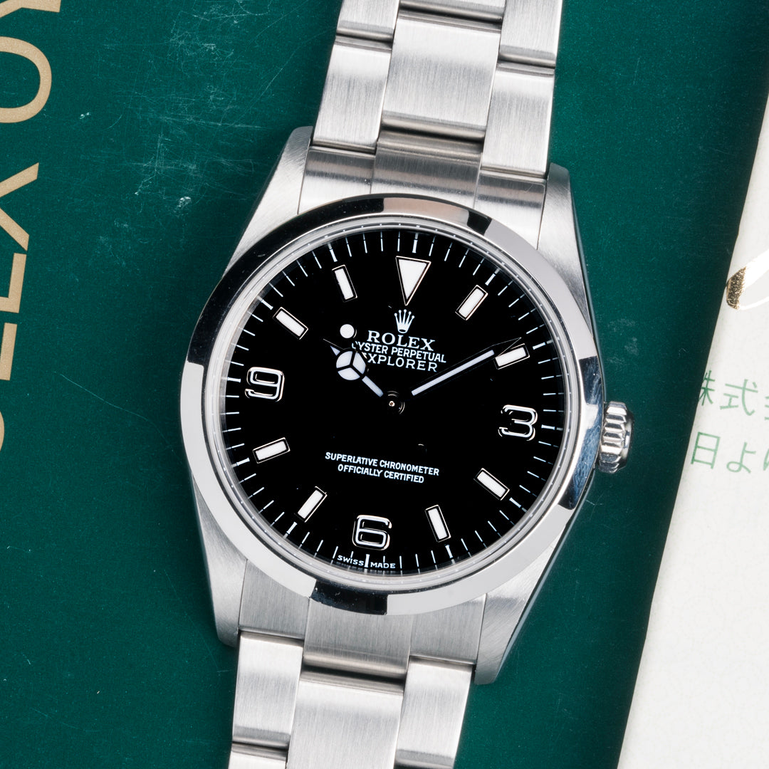 2002 Rolex Explorer Ref. 114270 with Box & Papers