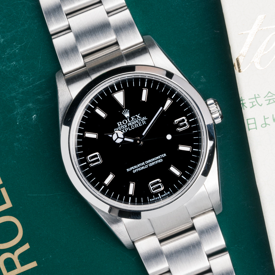 2002 Rolex Explorer Ref. 114270 with Box & Papers