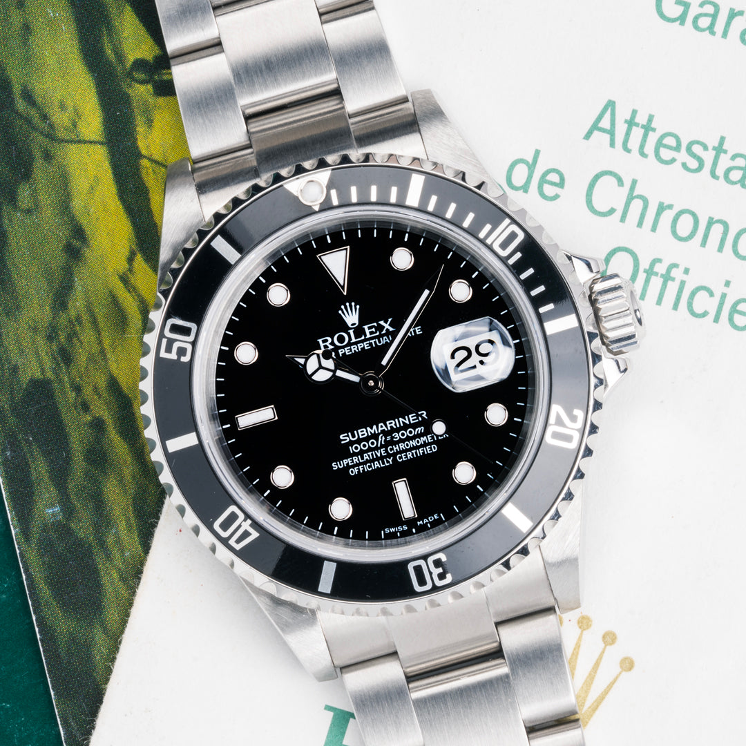 2004 Rolex Submariner Date Ref. 16610 with Box & Papers