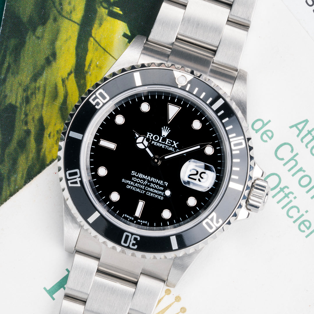 2004 Rolex Submariner Date Ref. 16610 with Box & Papers